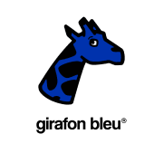 Girafon bleu Logo