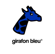 Girafon bleu Logo